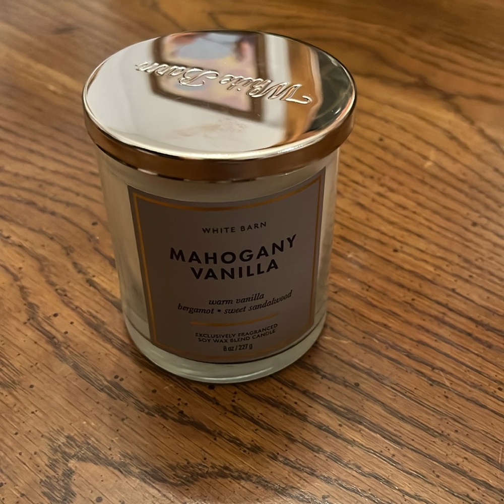 Bath & Body Works Mahogany Vanilla Candle